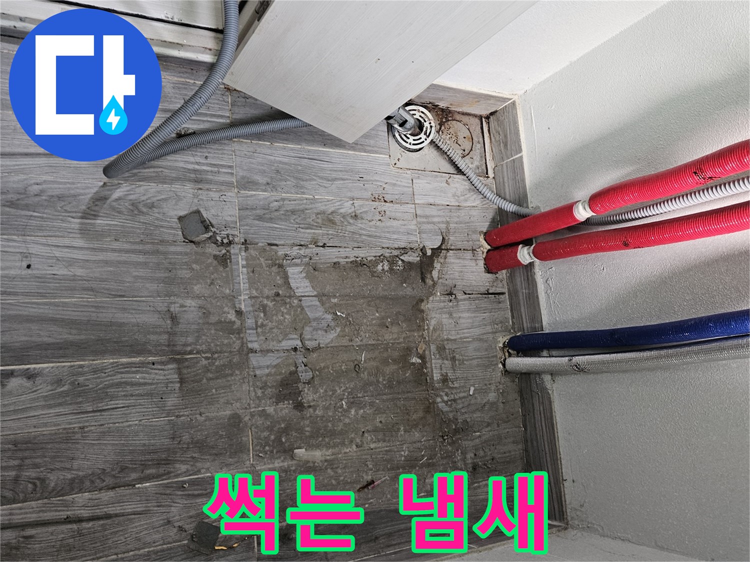 천호동 세탁실 누수 - 건물 썩어가는 냄새 진동!