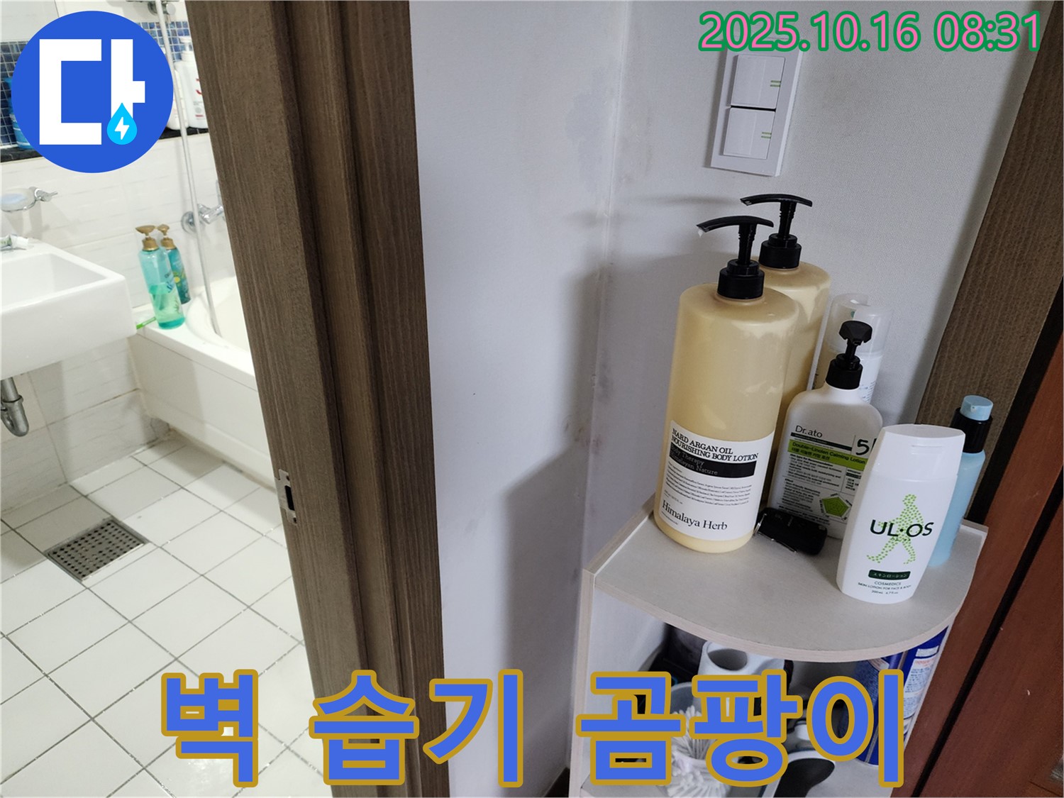 양주 남면 욕실 누수 - 습기와 곰팡이 냄새, 환기 점검