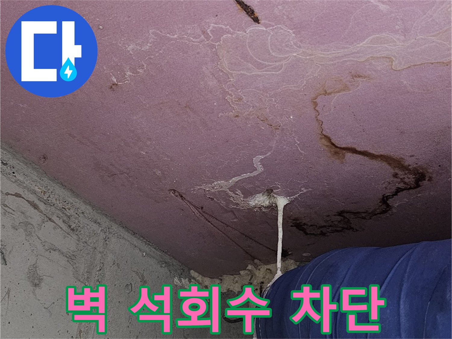 양천구 신월동 누수 - 벽 석회수 - 완벽 차단