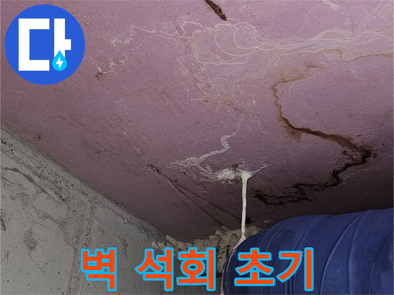 양천구 신월동 누수 - 벽 석회수 - 초기 증상