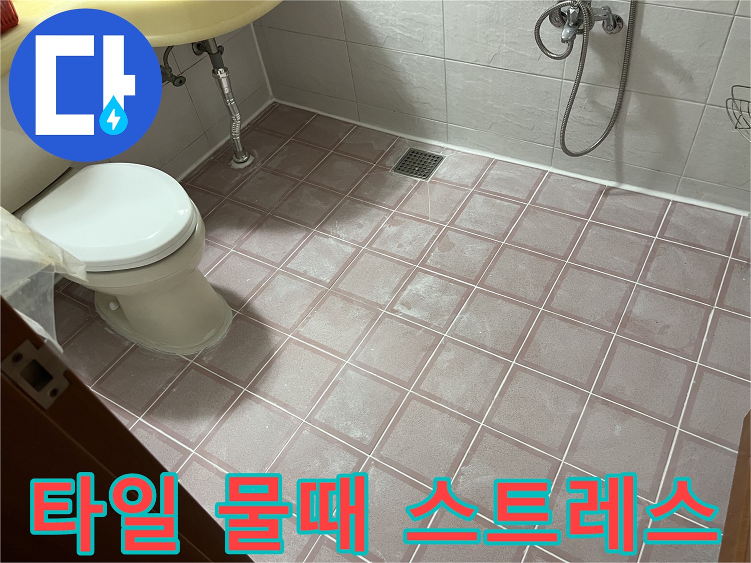 금천구 독산동 형제빌 - 타일 물때 스트레스, 줄눈 - 청소