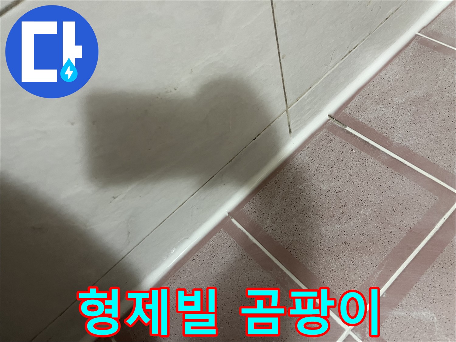 금천구 형제빌 곰팡이 누수 - 꼼꼼한 실리콘 시공으로 건물 보호