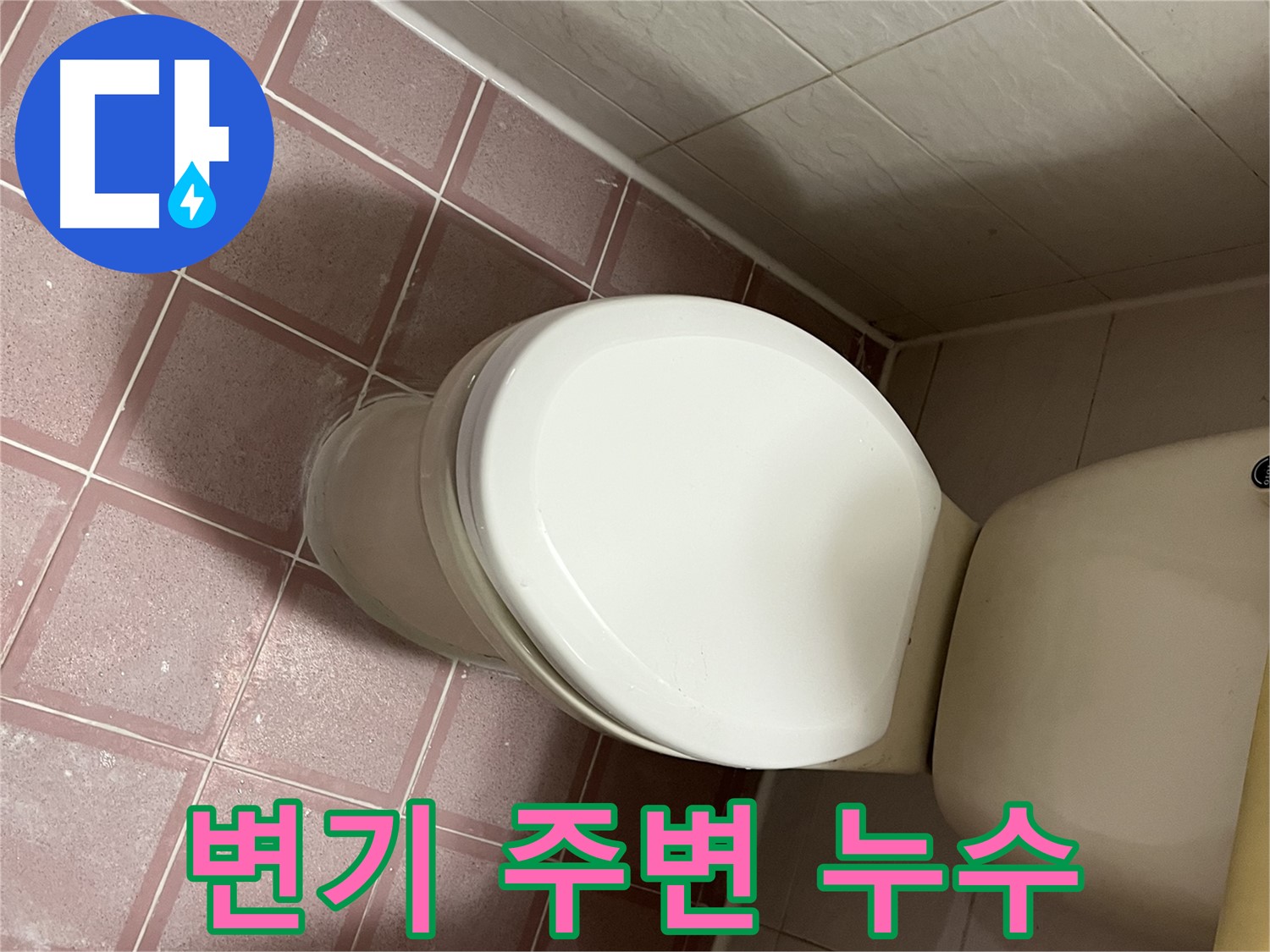 변기 주변 누수 - 금천구 독산동 누수탐지 전문 업체에서 해결