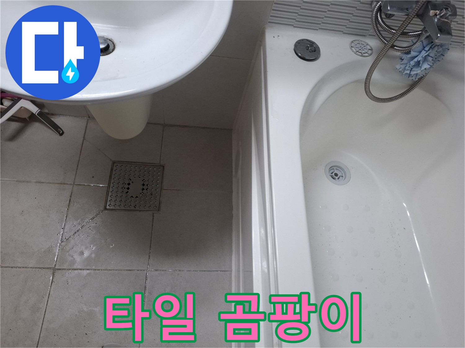 욕실 타일 곰팡이 - 건강에 적신호