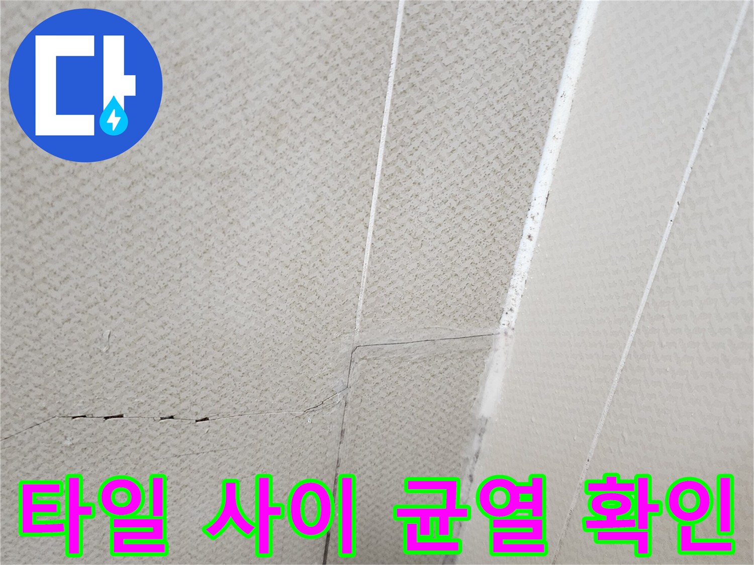 유양동-욕실-천장-부위-타일-균열-현황