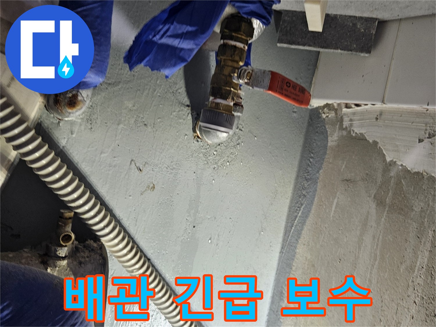 양평 용문 어수리 누수 - 노후 배관 누수 긴급 보수 완료