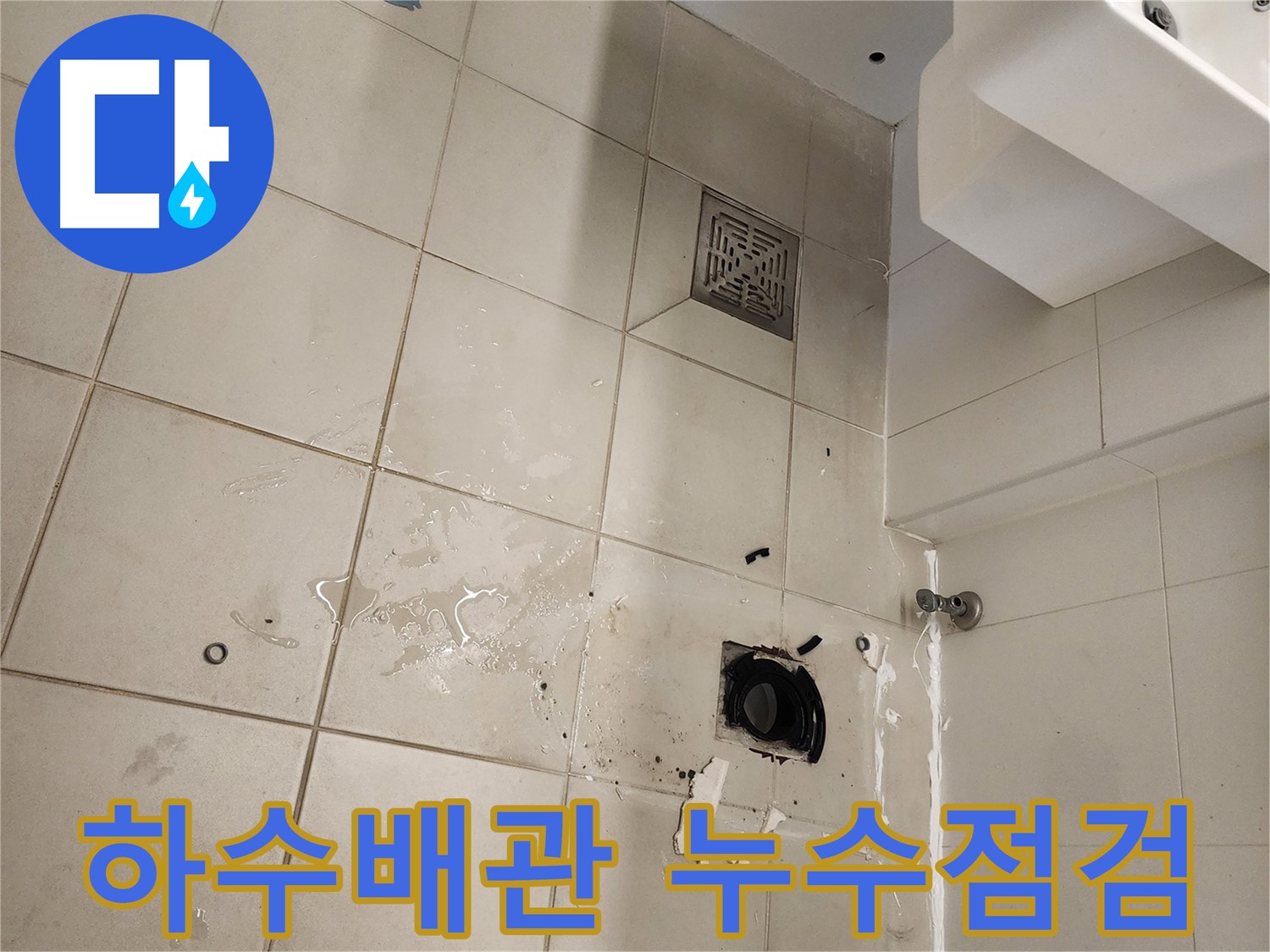 하수 오수 배관 주변 굴착 작업 - 누수 가능성 세심하게 점검