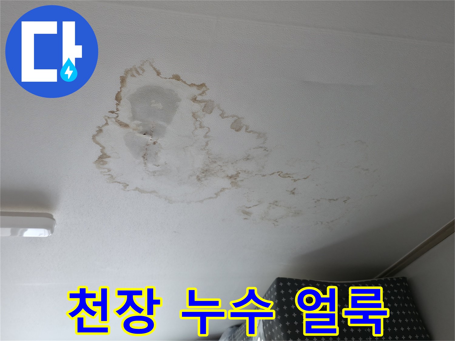 천장 누수 - 얼룩 - 지속적인 누수