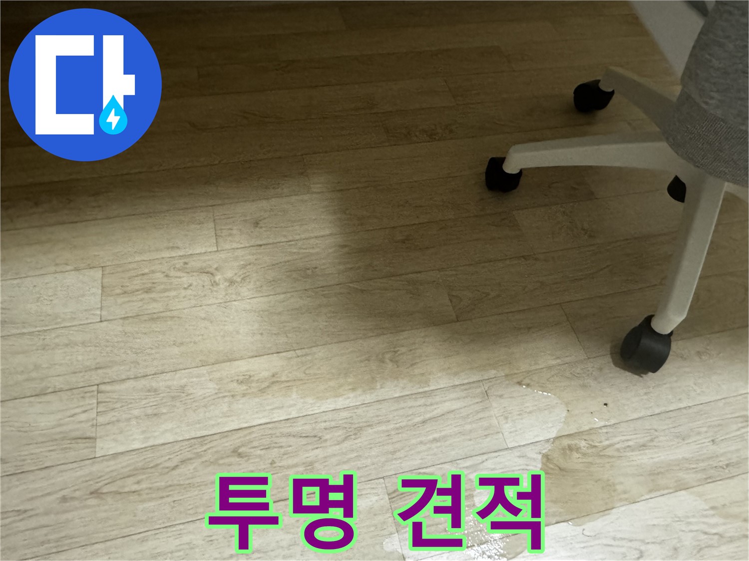 견적 내용을 상세히 설명하는 모습 - 합리적인 비용으로 누수 문제를 해결해 드립니다.