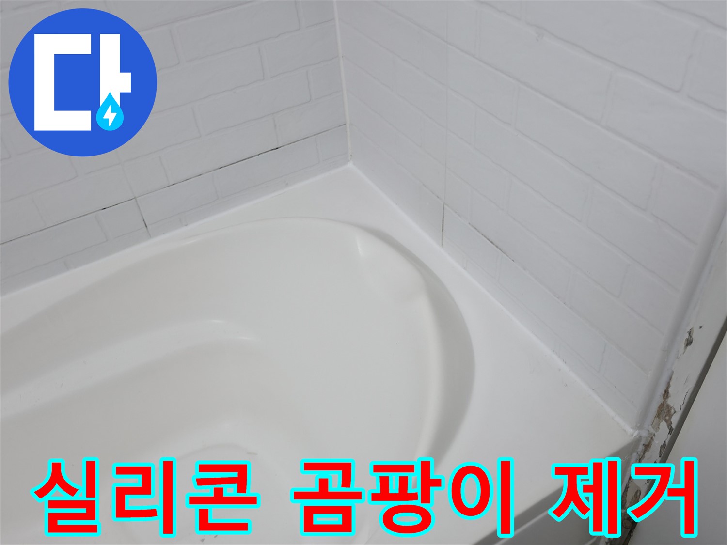 곰팡이 제거 - 깨끗한 욕실을 만들어 드립니다.