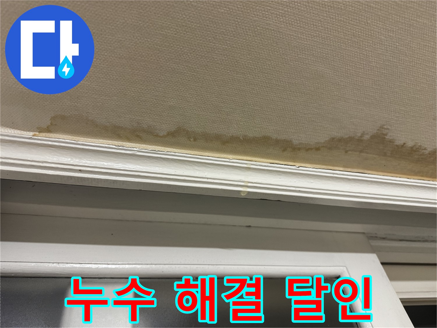 누수 해결 후 만족하는 고객의 모습 - 누수 해결 전문가로서의 자신감을 보여줍니다.