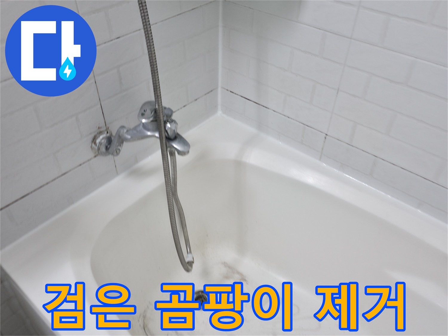 타일 사이 검은 곰팡이 - 완벽 제거 노하우 공개
