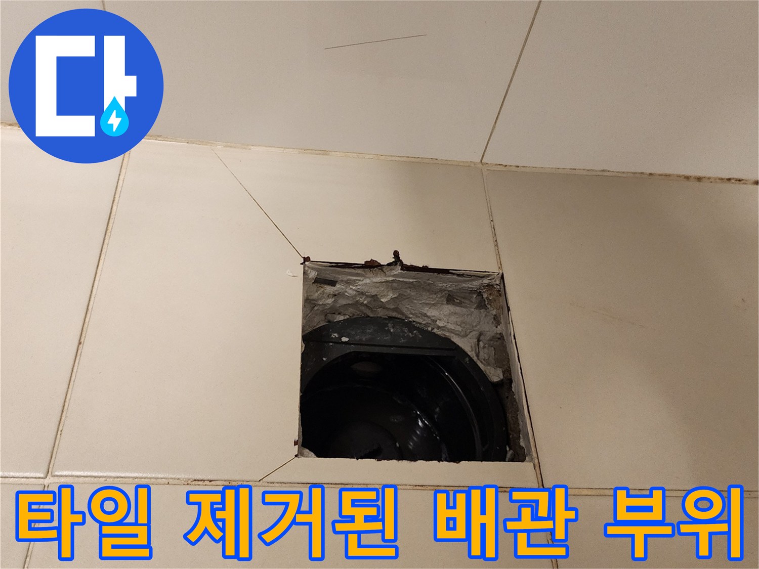 화장실-배수구-주변-배관-노출-현황