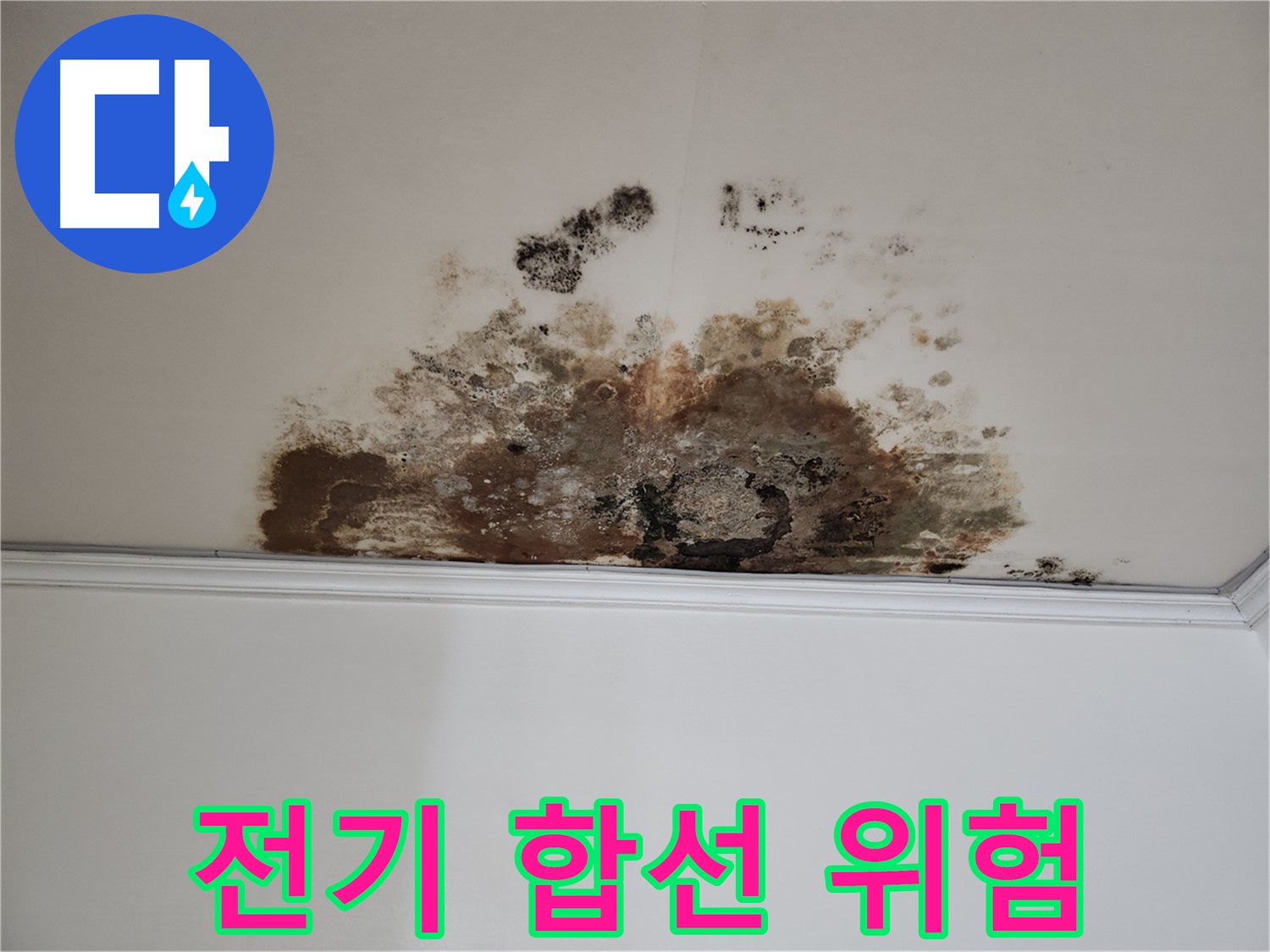 마포 누수 - 전기 합선 위험