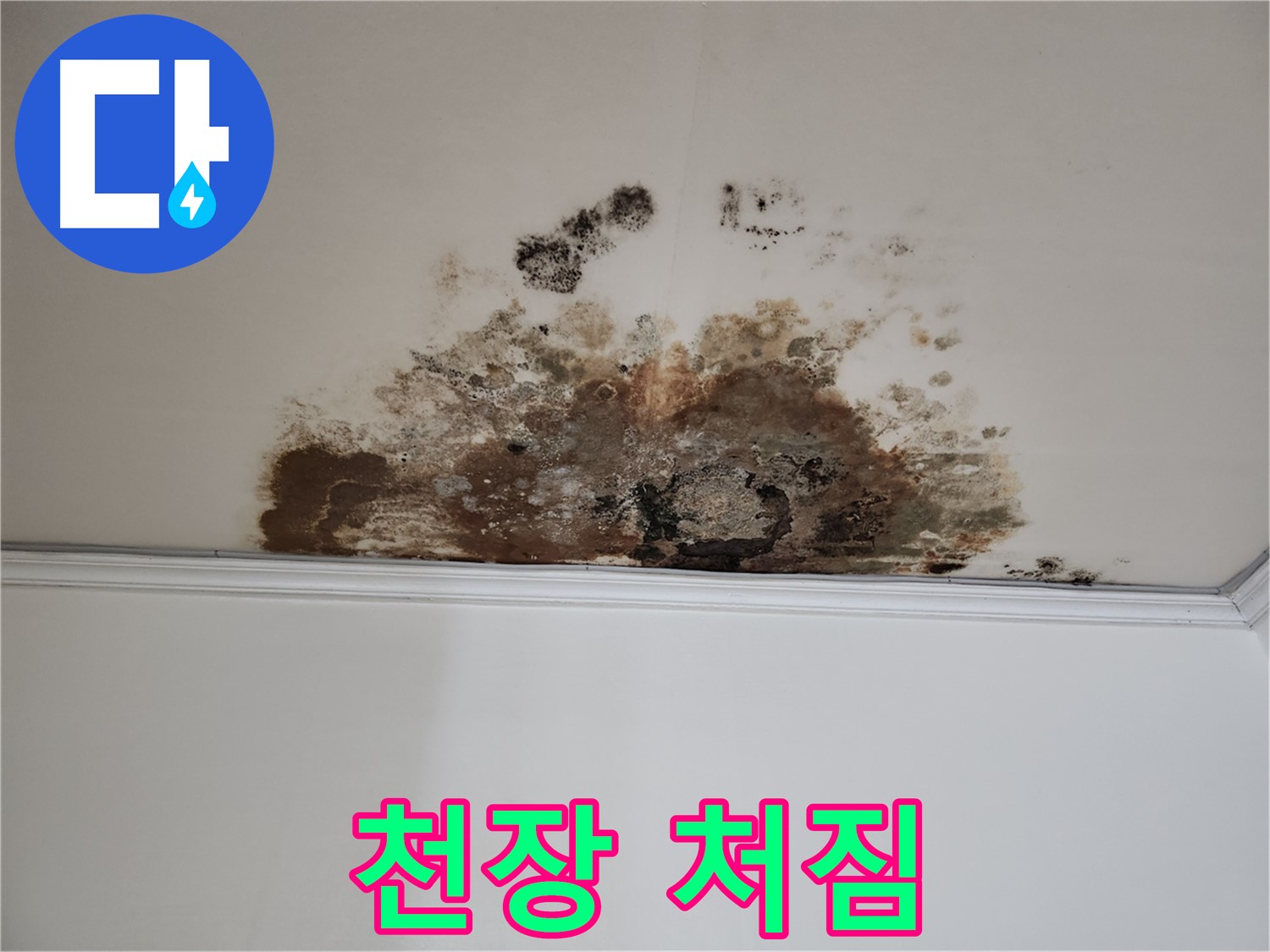 마포구 용강동 현대홈타운 천장 누수 - 천장 처짐