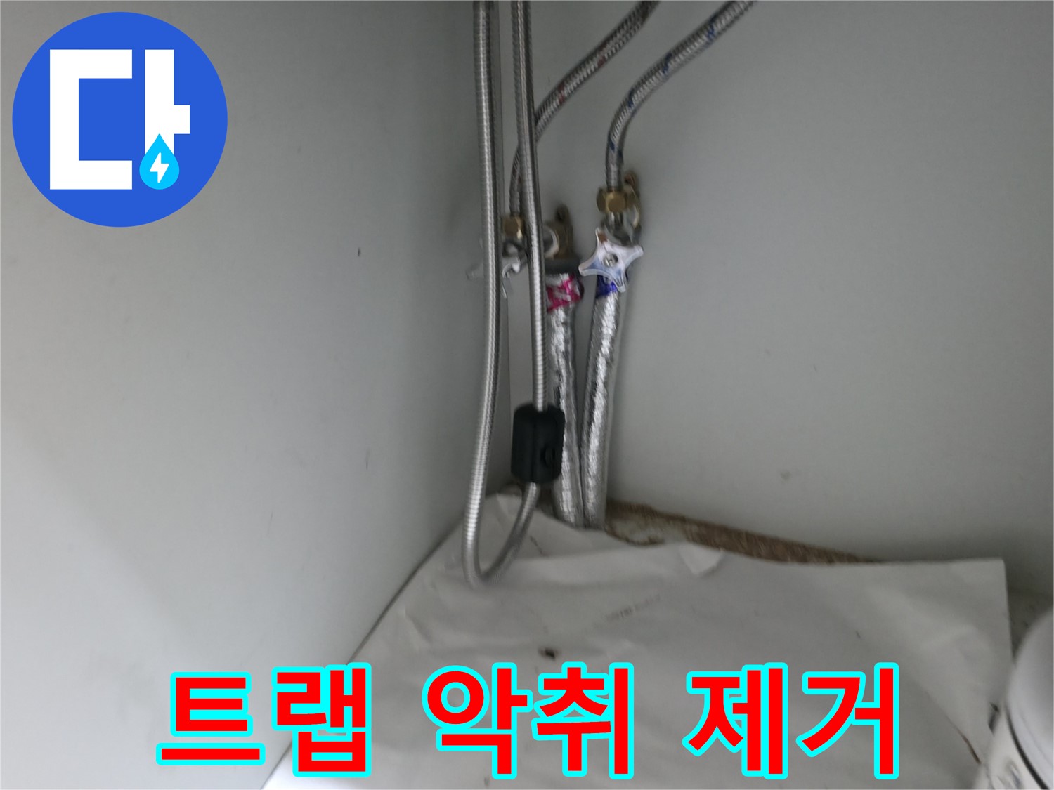 방배동 세면대 배수 트랩 악취 - 청소 및 소독