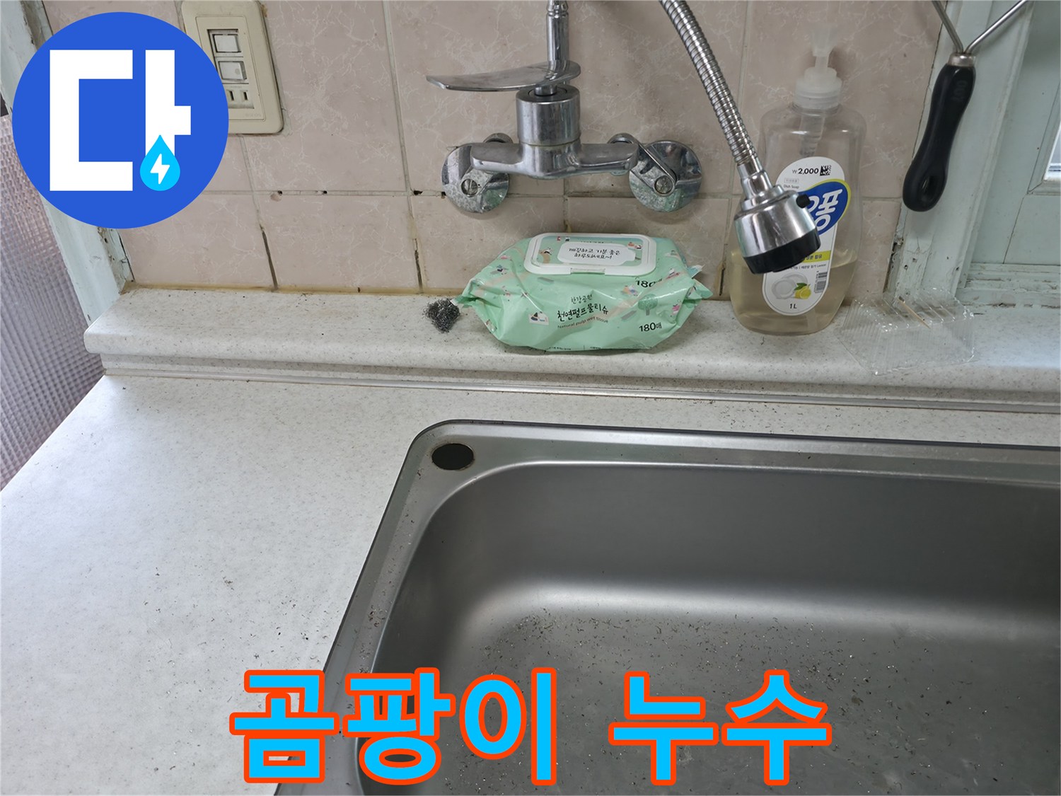 서초구 방배2동 싱크대 누수 곰팡이 - 곰팡이 제거 및 재발 방지