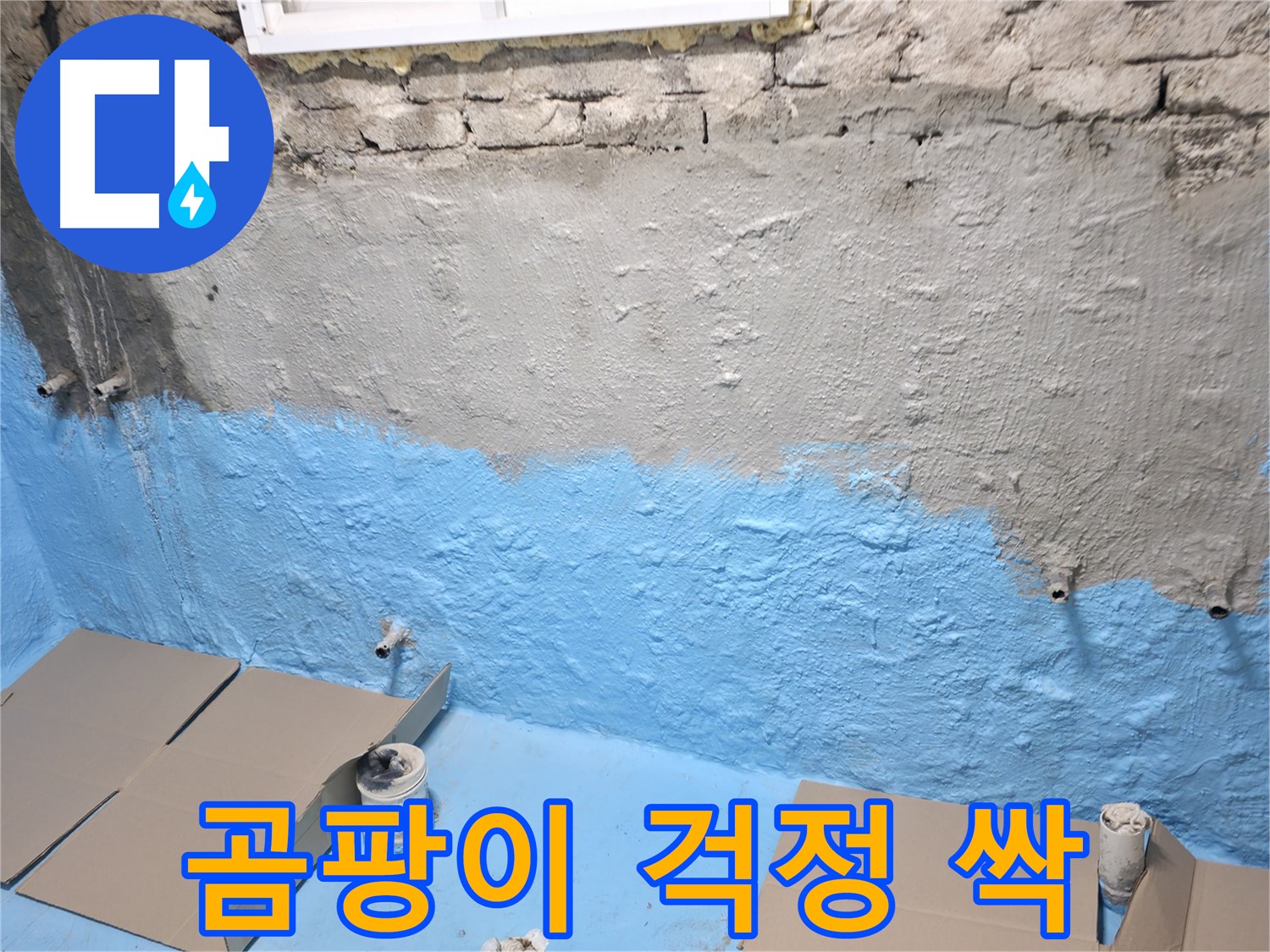 서초구 서초2동 주택 지하실 - 2차 방수 후 곰팡이 걱정 싹! 쾌적한 공간 완성