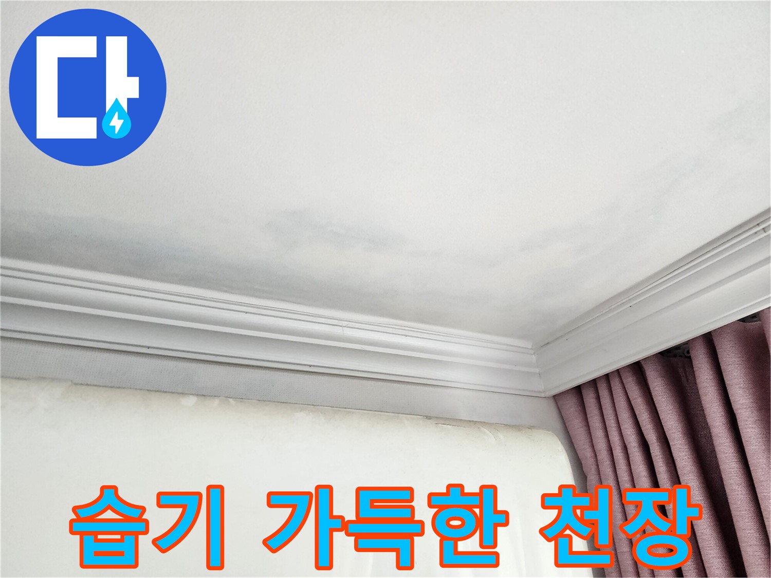성남 중원구 아파트 습기 가득한 천장 - 정확한 누수 진단 및 원인 파악