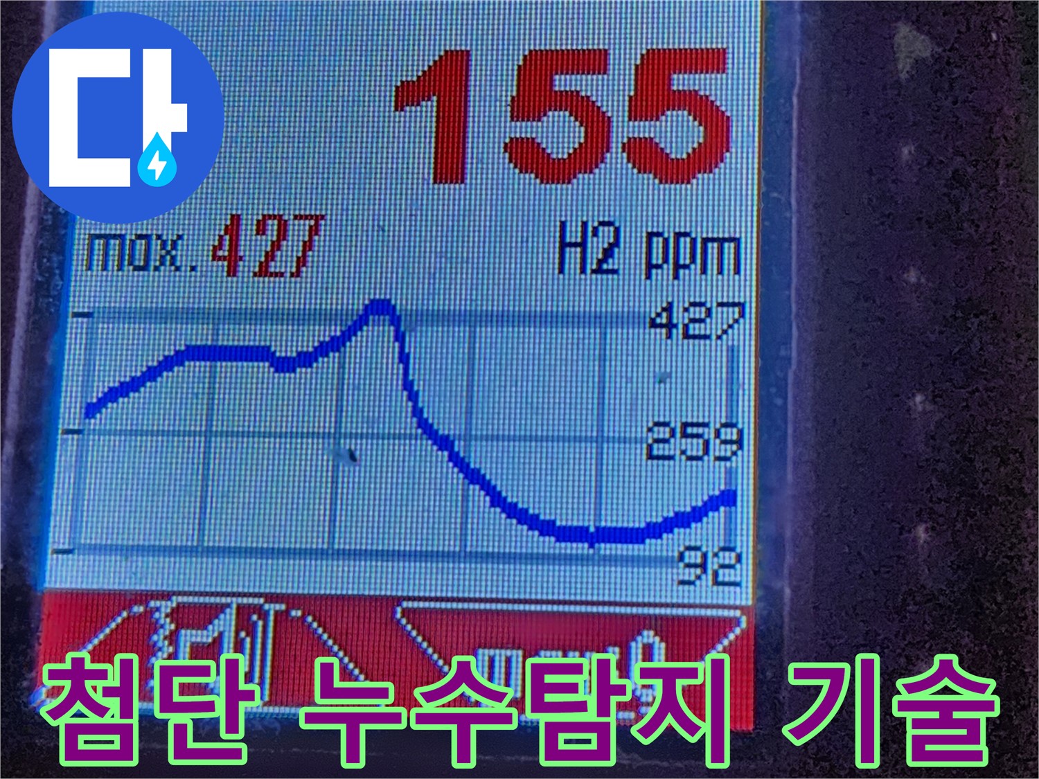 광진구 누수탐지 - 전문 엔지니어가 첨단 장비를 사용하여 누수 위치를 꼼꼼하게 확인하는 모습