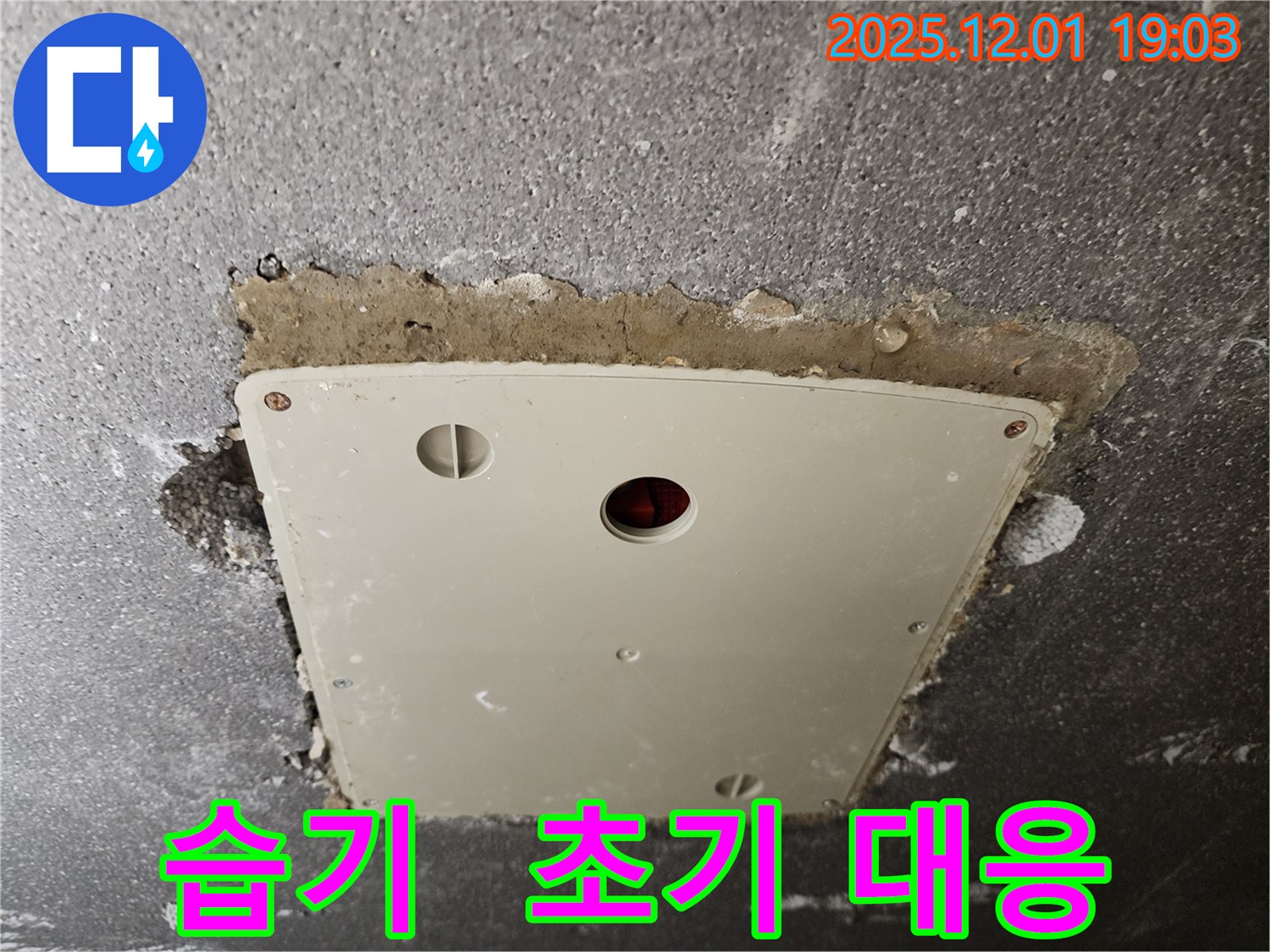 포천 이동면 연곡리 - 점검구 주변 습기, 누수 초기 대응으로 해결!