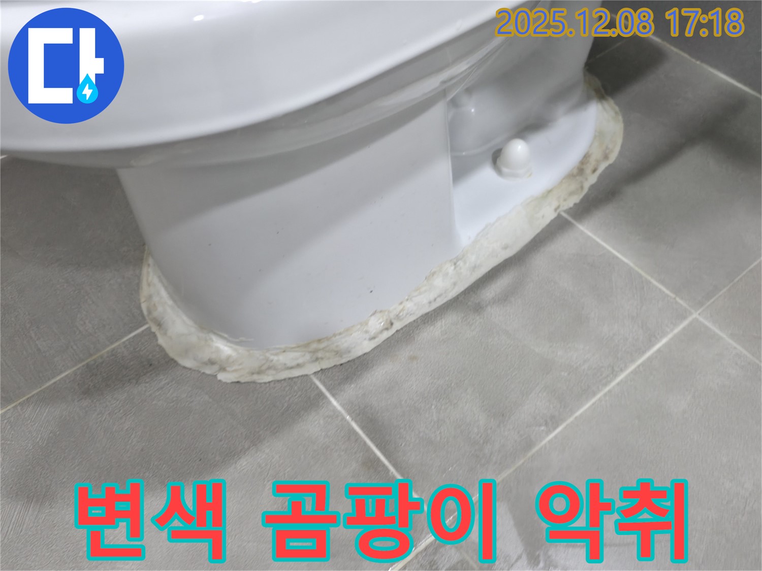 백시멘트 문제 - 변색, 곰팡이, 악취까지?