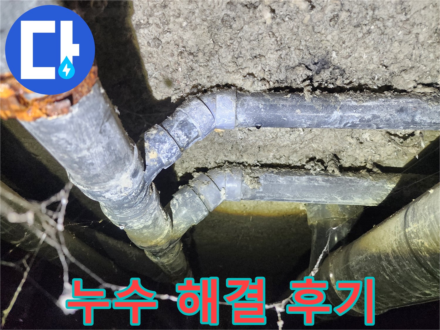 성북구 보문동 누수 - 아남아파트 지하실 천장 누수 완벽 해결 후기