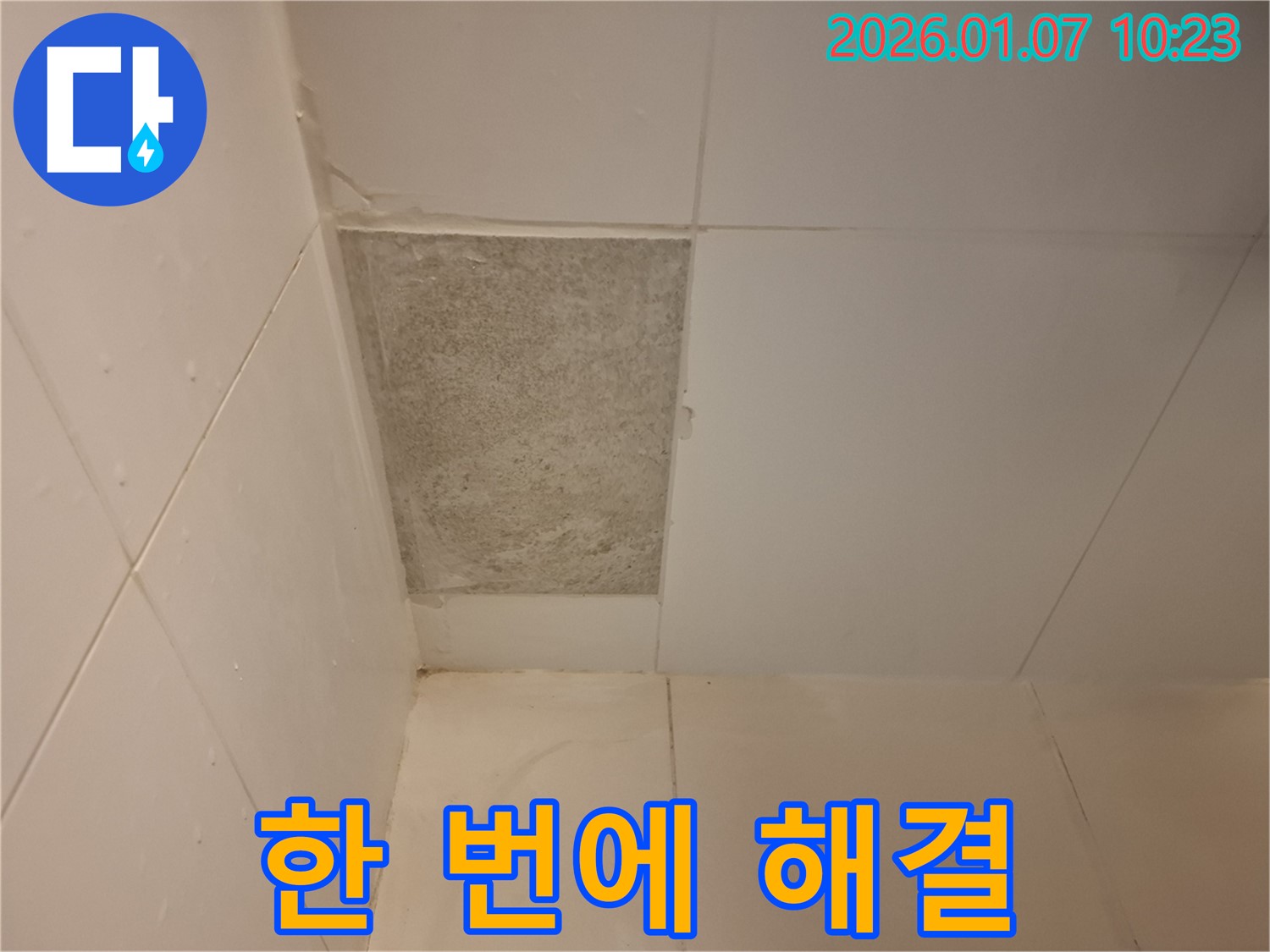 용인 외대 - 곰팡이 핀 타일, 누수 문제, 저희에게 맡기시면 한 번에 해결됩니다!