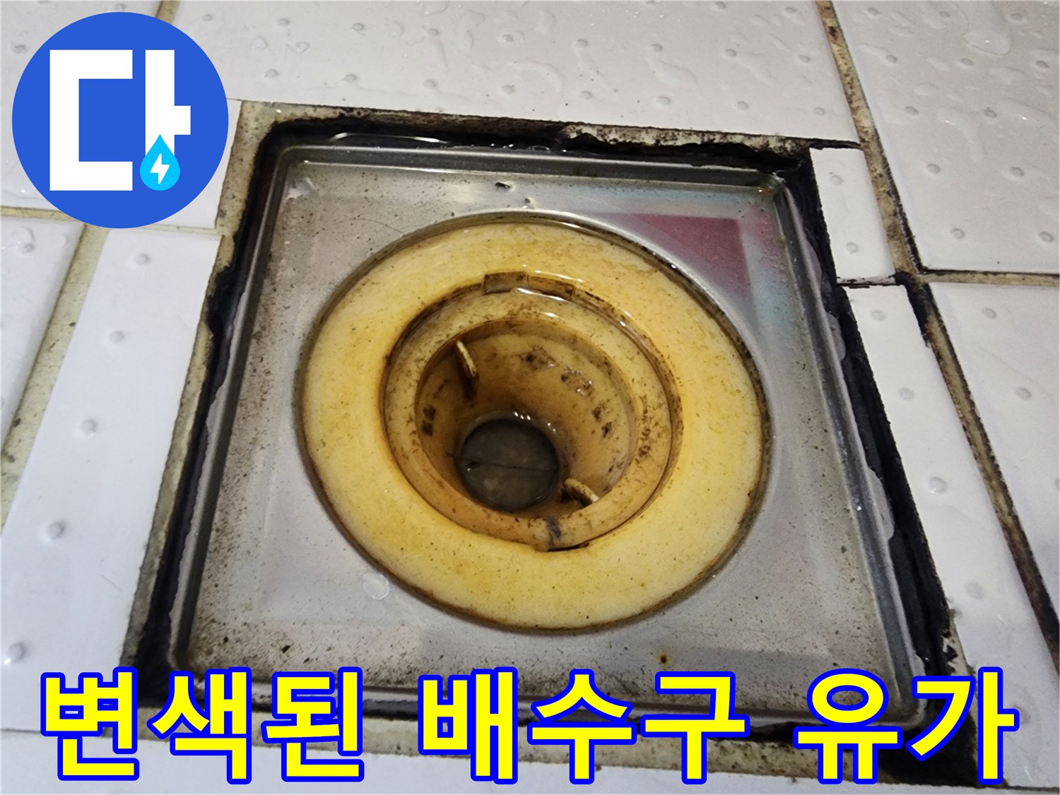 오염이-심한-화장실-배수구-주변-상태