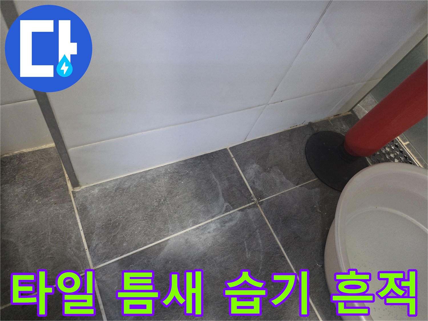 회색-욕실-타일-사이의-하얀-백화현상