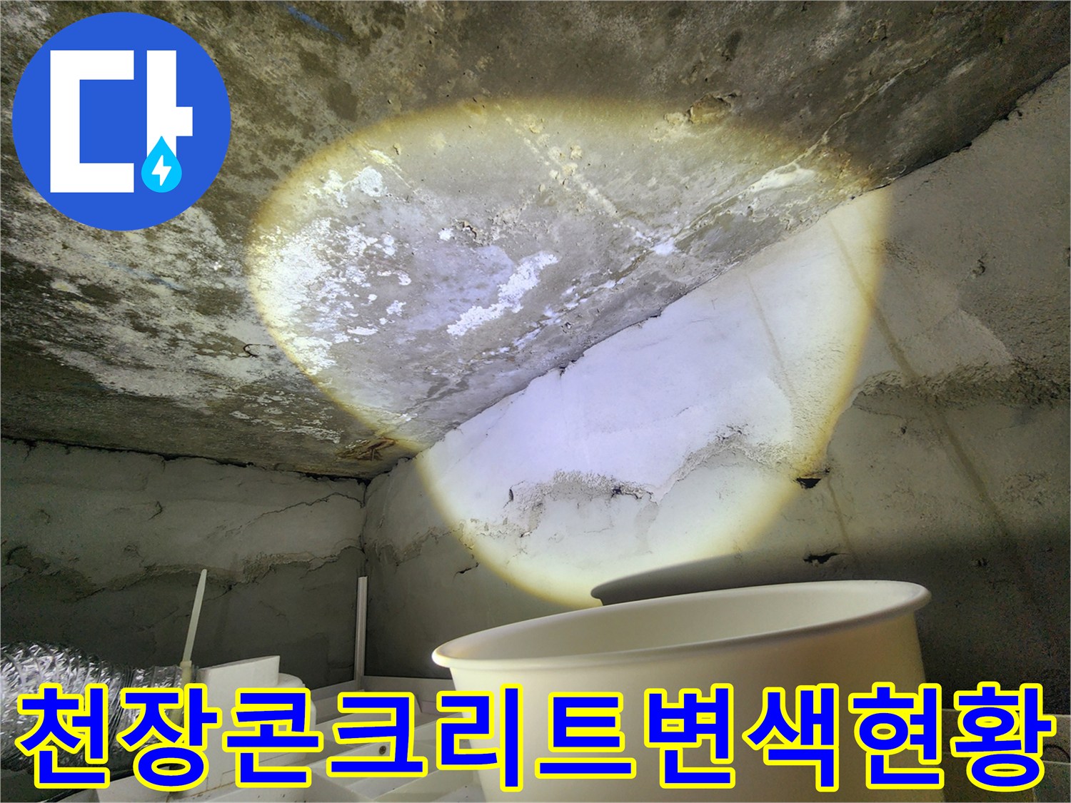 습기로-오염된-화장실-천장-벽면