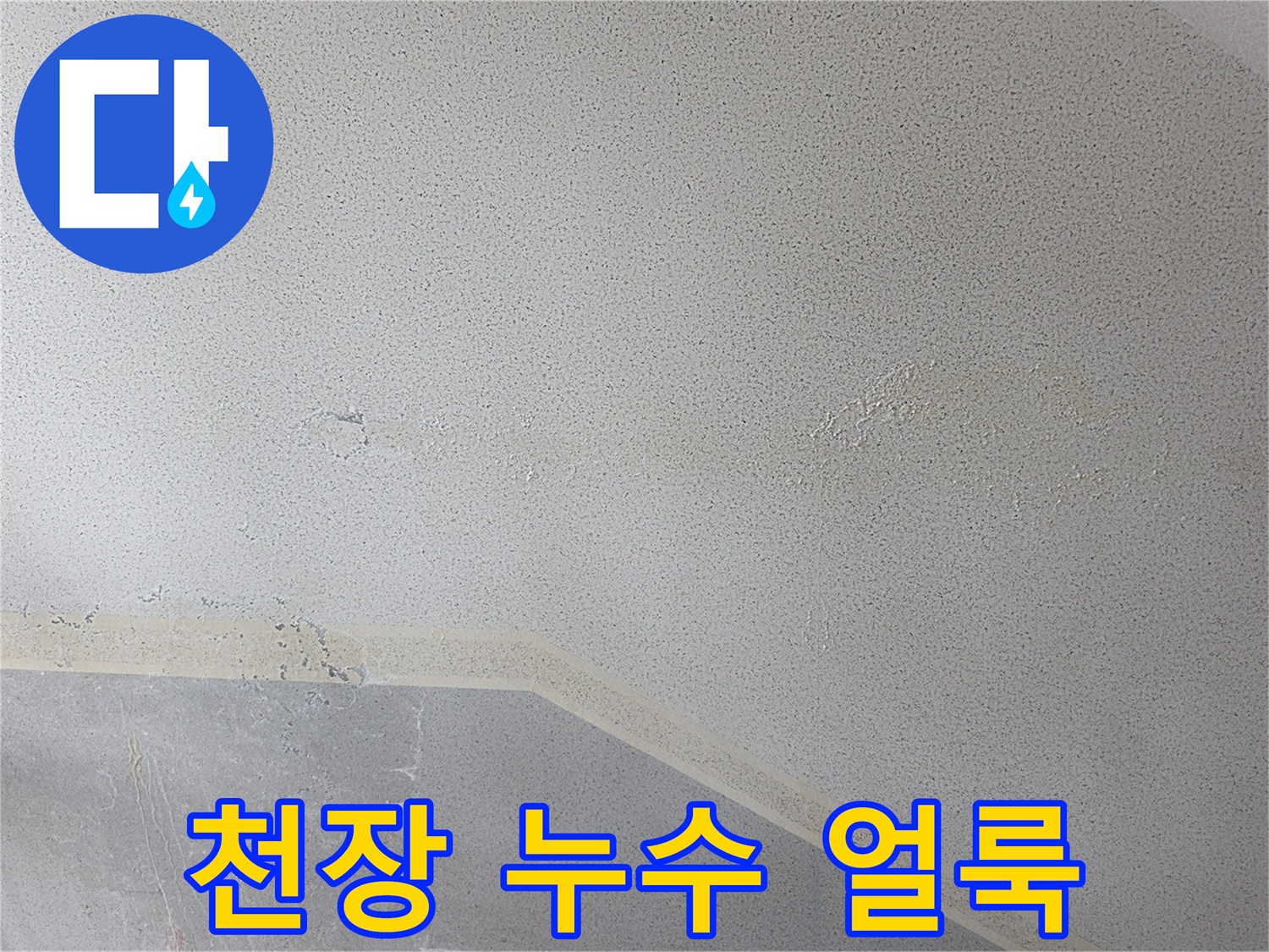 원주 판부면 아파트-천장에 발생한 습기 및 얼룩 현상