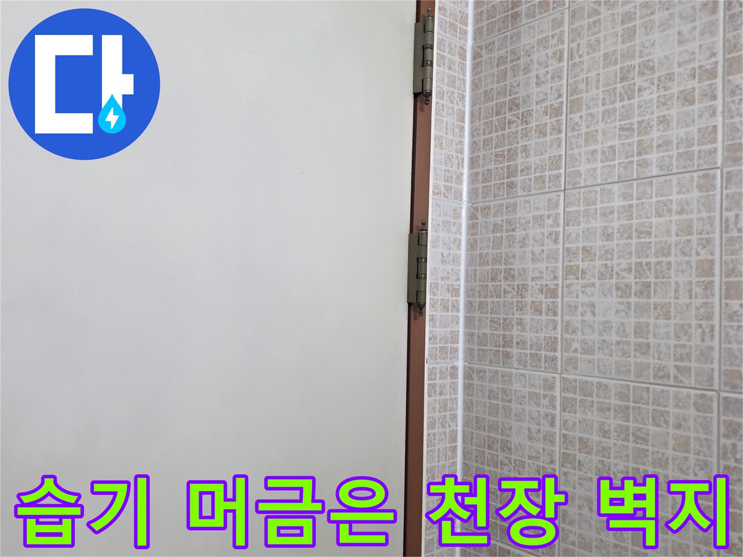 축축하게-젖어있는-천장-벽지-표면