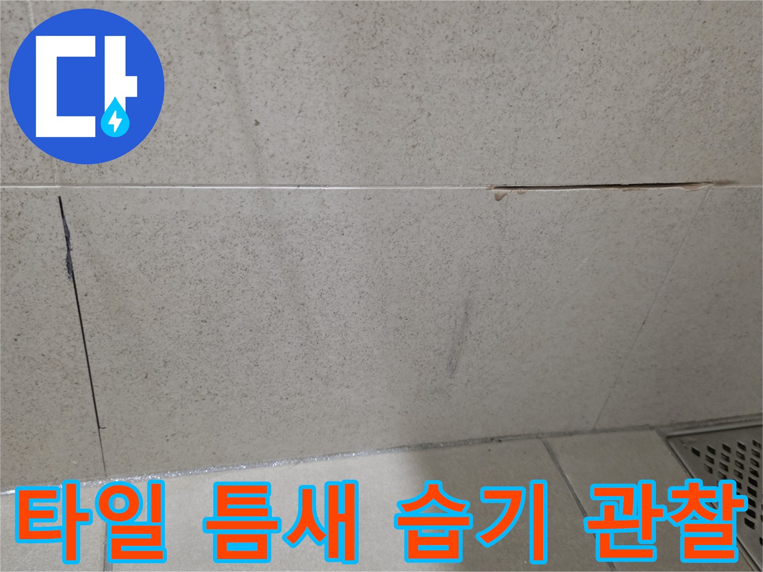 습기가-스며든-욕실-벽면-타일-줄눈-부위