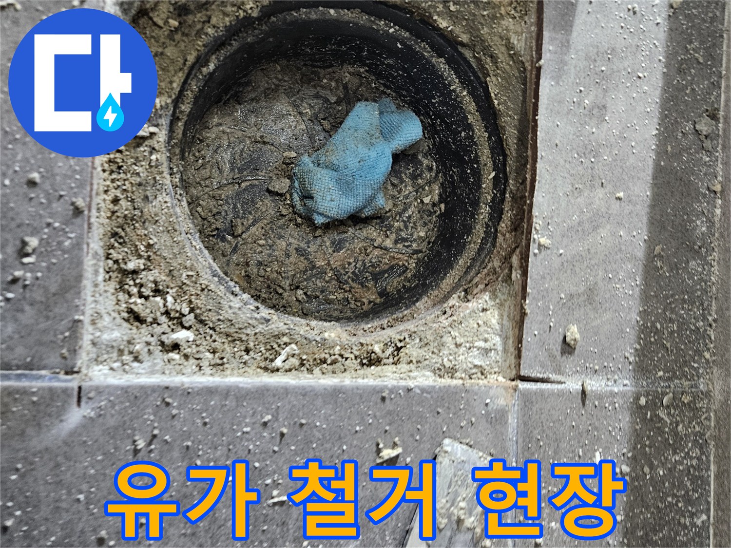 성연면-화장실-배수구-주변-타일-철거-및-점검