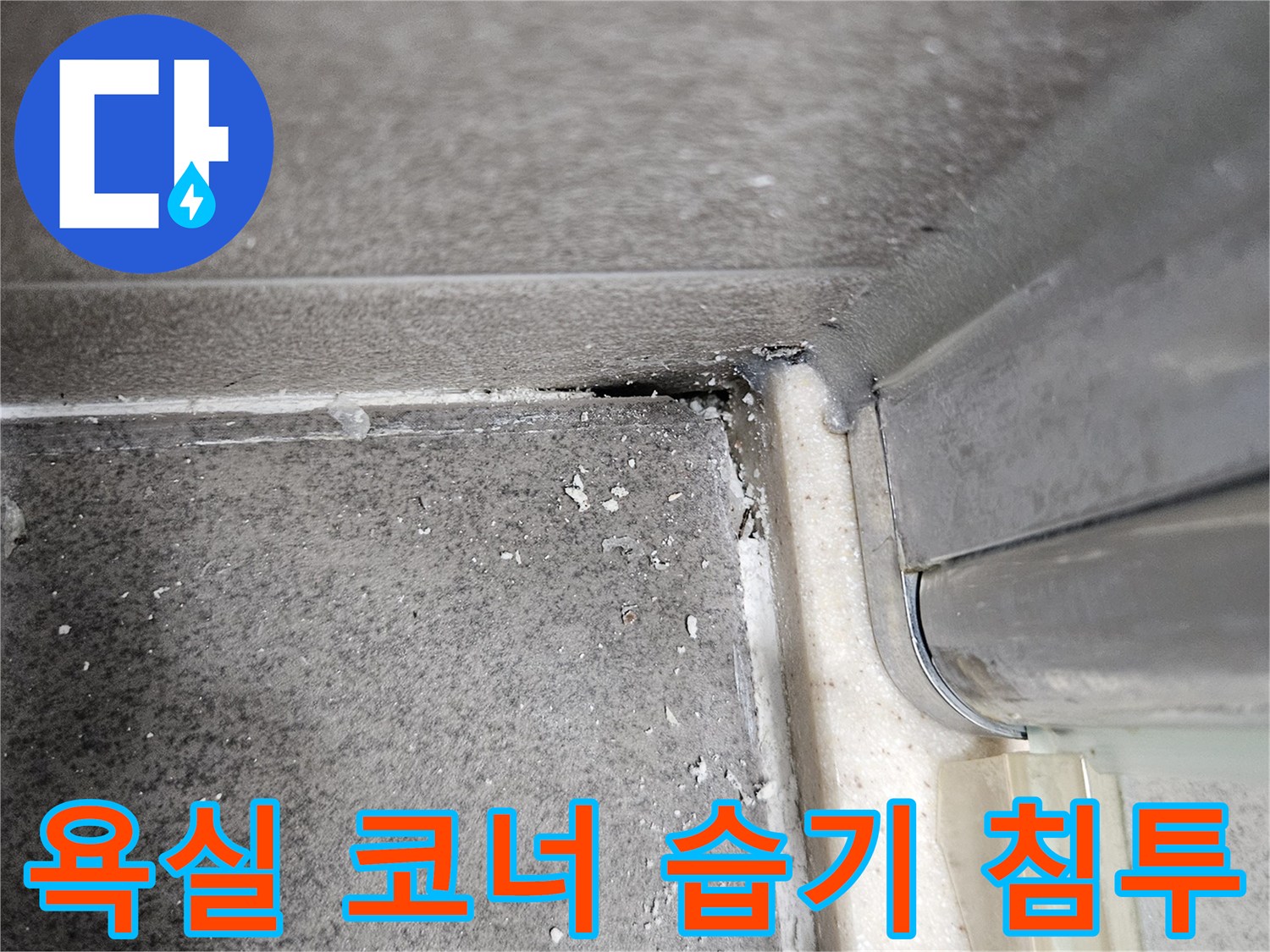 타일-접합부-틈새를-통한-물기-유입
