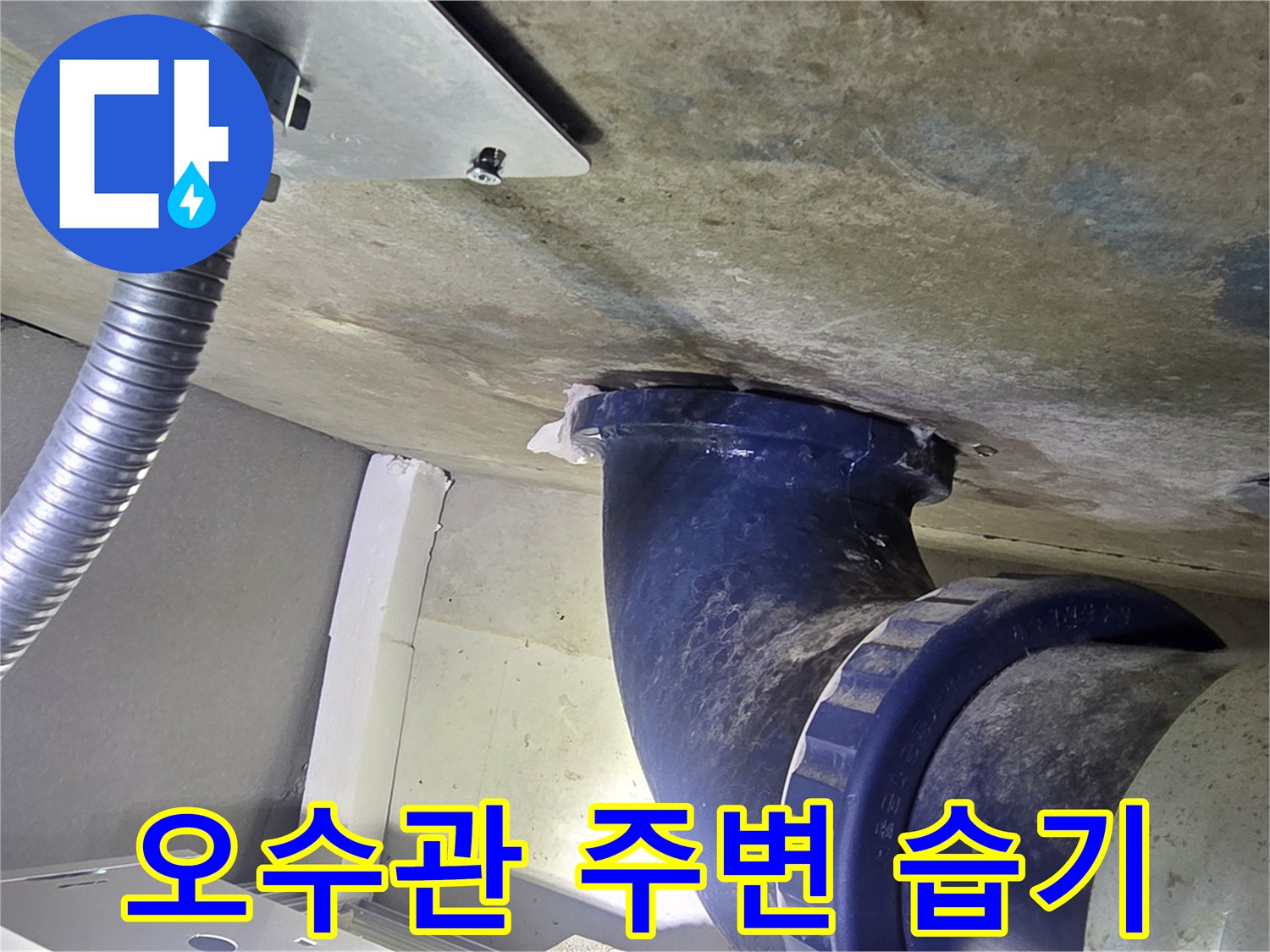 성북구-화장실-오수배관-주변-습기-상태