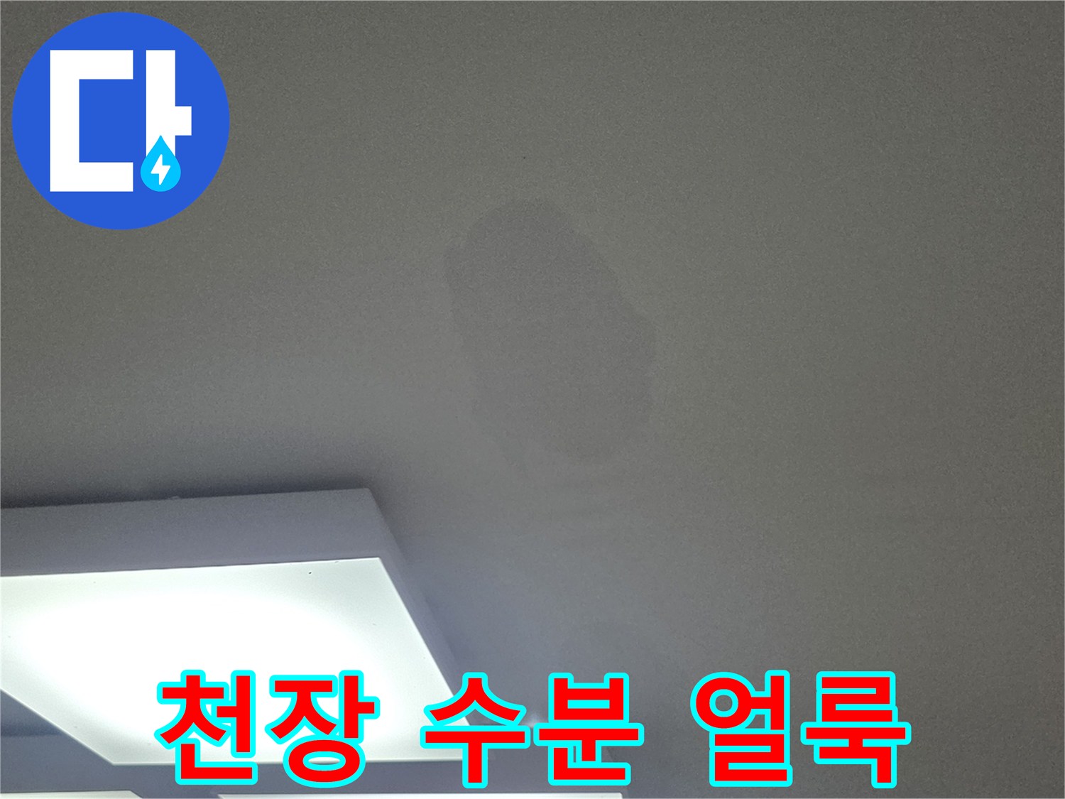 일산서구 아파트-천장에 나타난 물샘 흔적