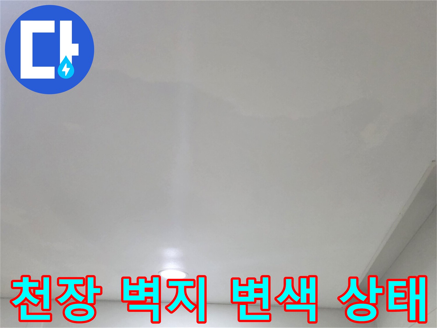 일산서구 현장-천장 매립등 주변 수분 흔적