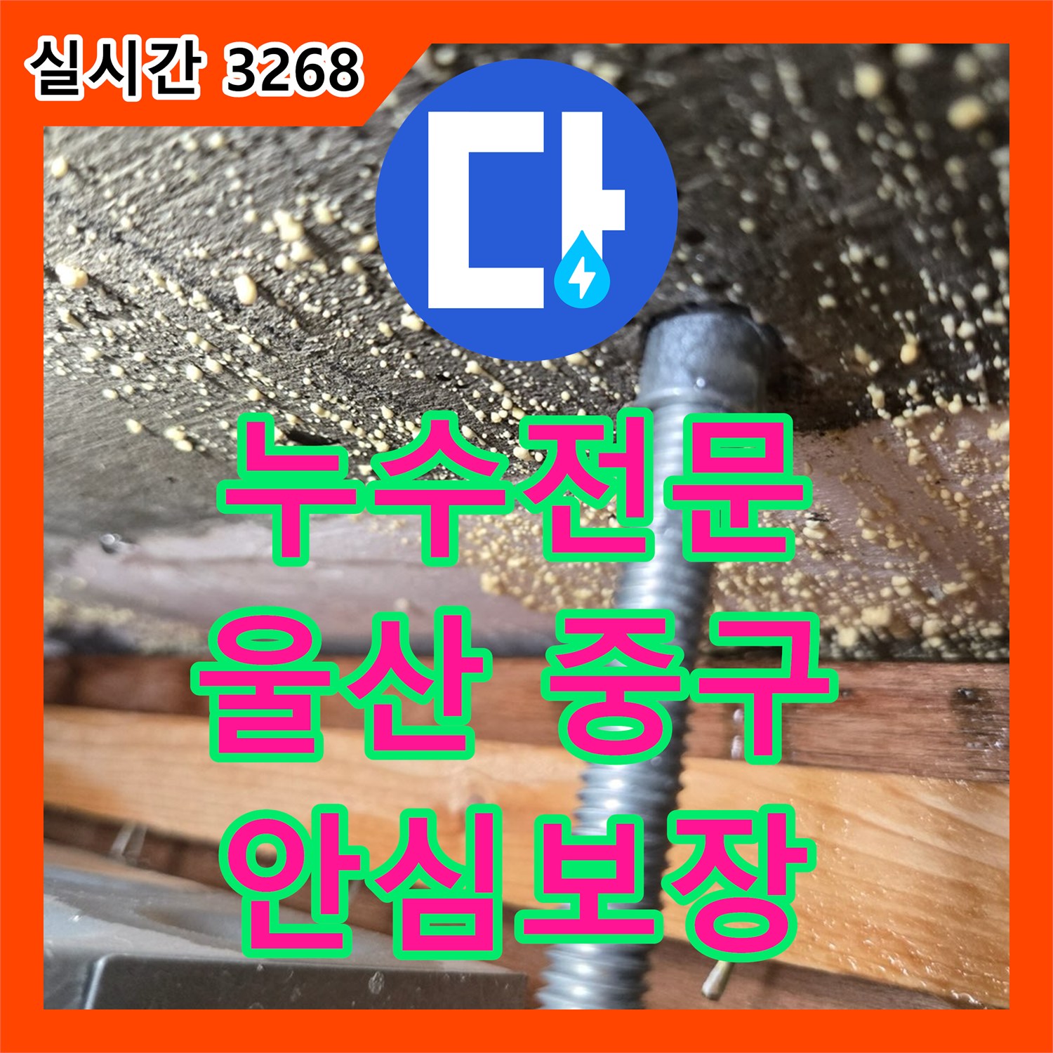 누수전문업체 발생한 누수 문제, 정확한 진단으로 공사 진행 울산 중구
