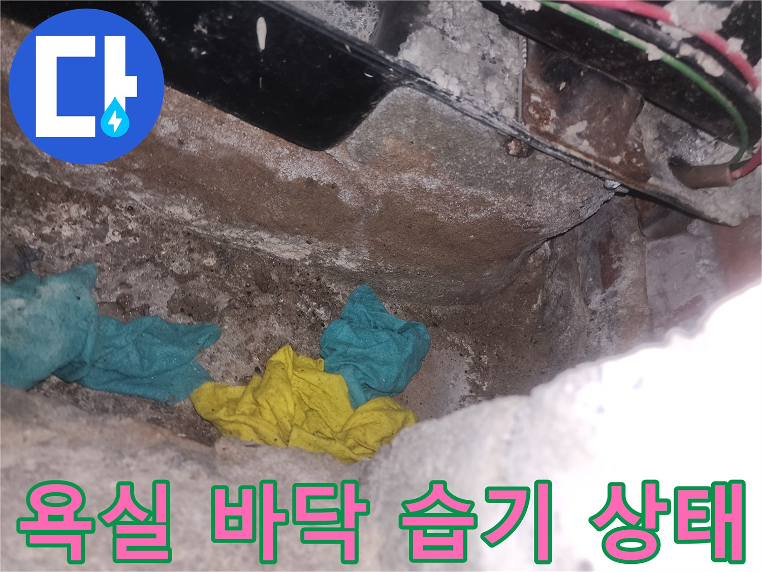 욕조-하단-틈새-물고임-및-습기-상태
