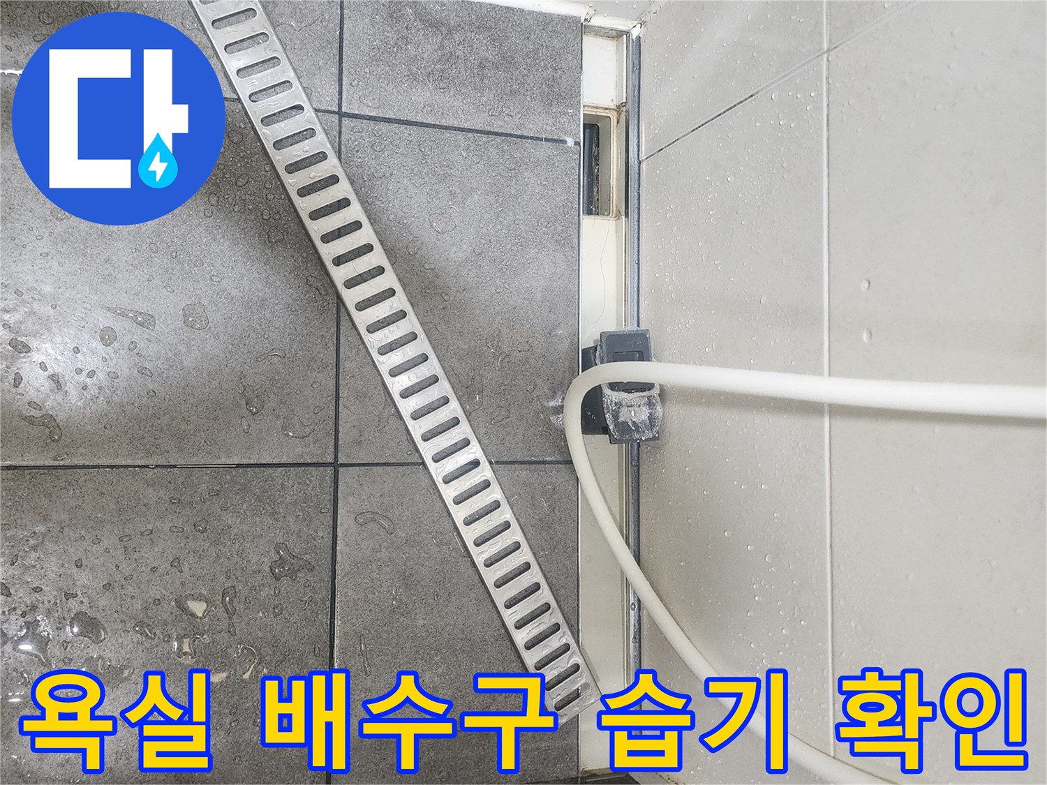 배수구-유가-주변-타일-상태-조사