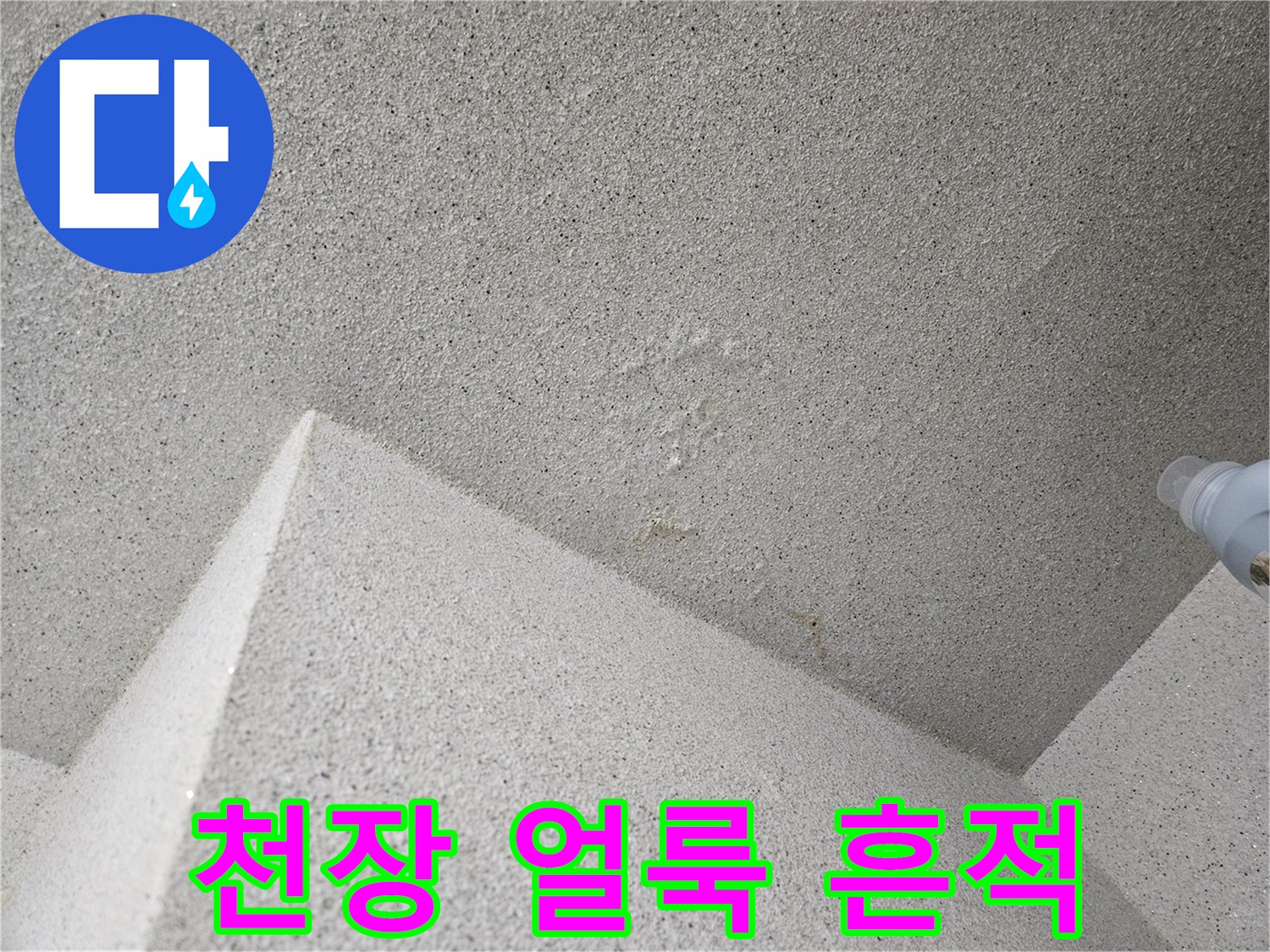 용인 처인구 현장의 - 천장 표면 얼룩 상태