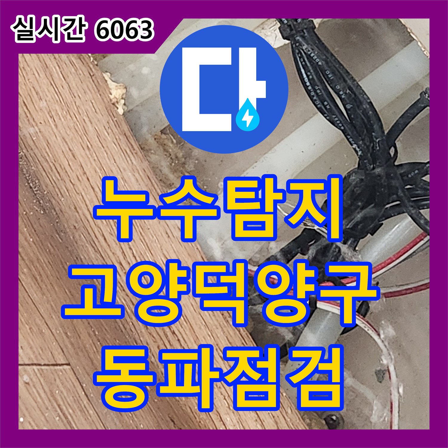 누수탐지 LPG 보일러 동파로 인한 부엌 바닥 침수를 정밀 점검한 경기 고양시 덕양구 사례