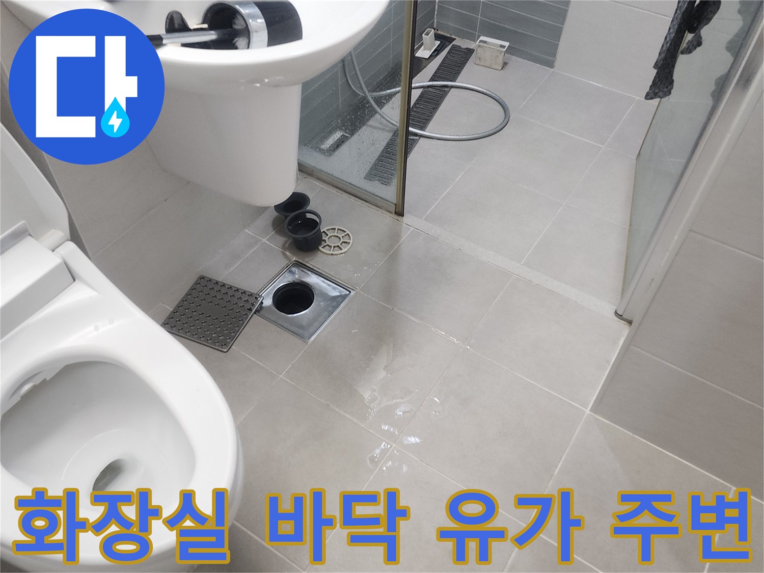 안성 화장실-배수구 유가 주변 타일 상태 점검