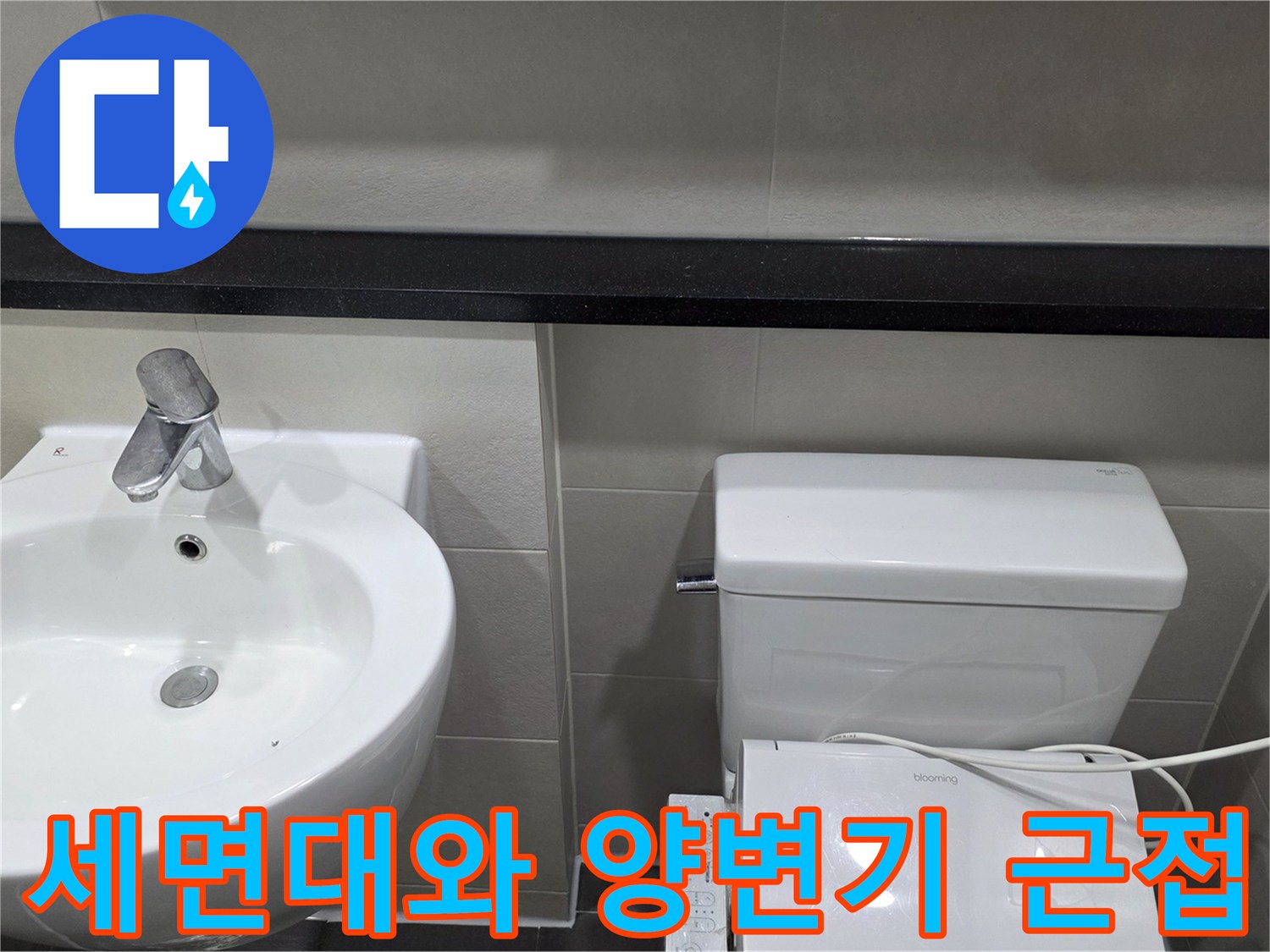 화장실 점검 부위-세면대 및 변기 주변부