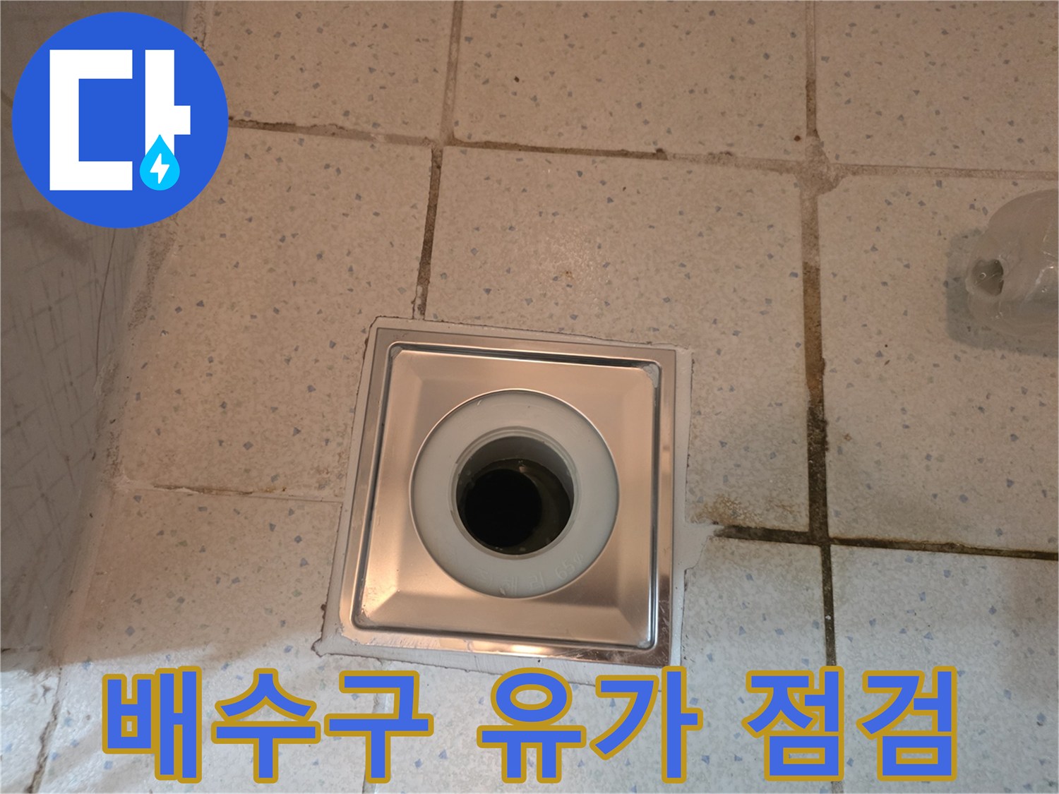 배수구-유가-주변-타일-틈새-점검