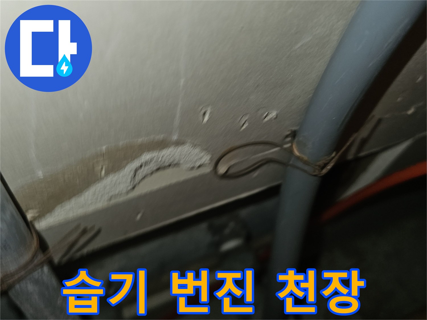 주방-천장-마감재-물샘-증상-기록