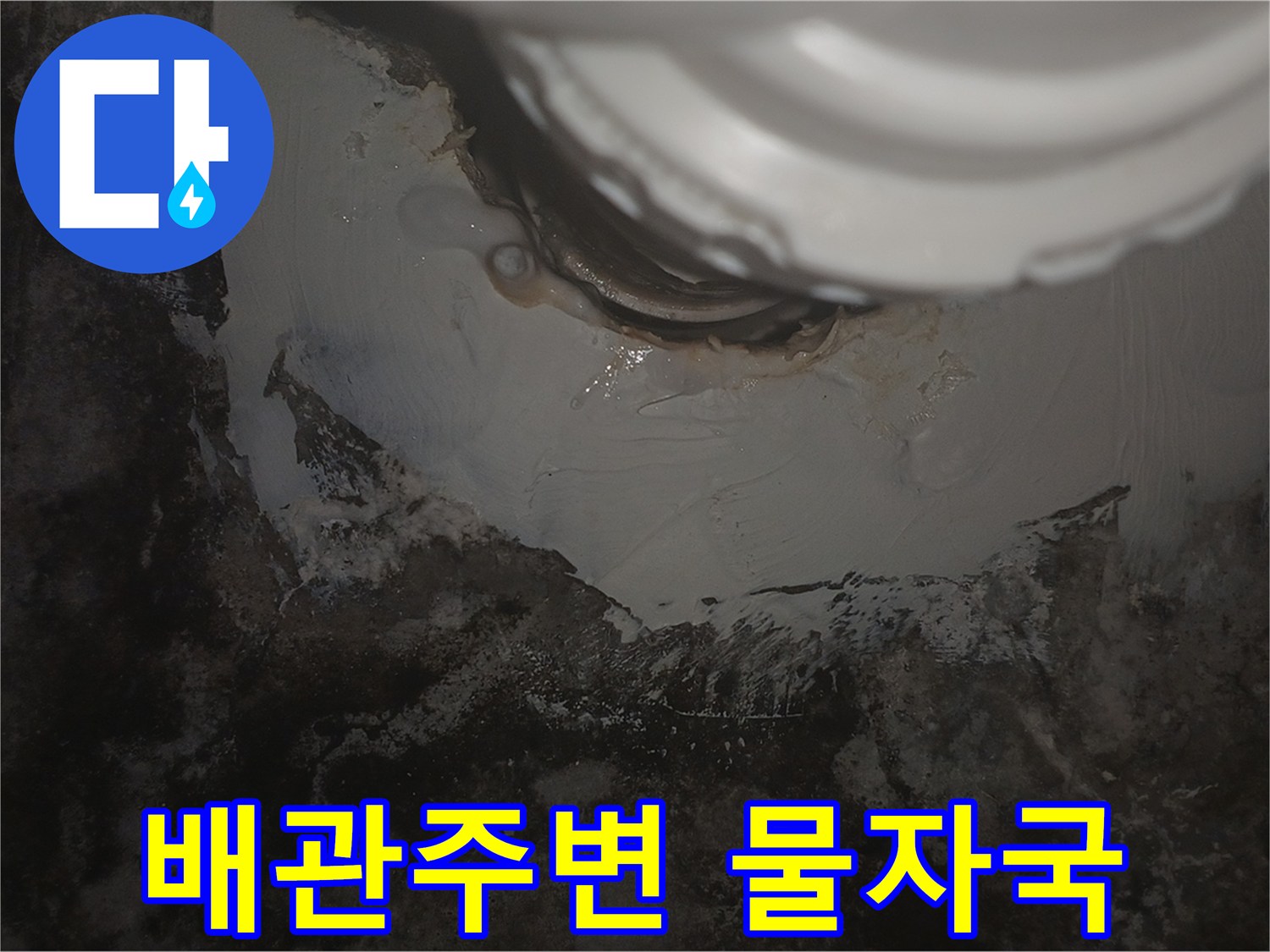 화장실-천장-배관-주변-습기-및-오염-상태