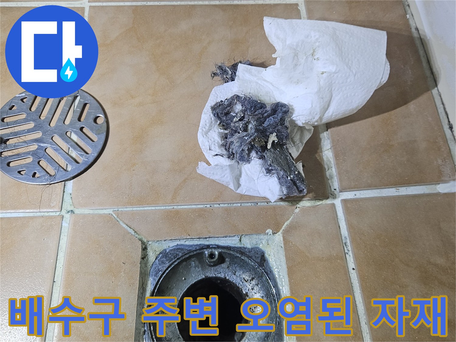 유가-주변에-쌓인-오염된-이물질-사진